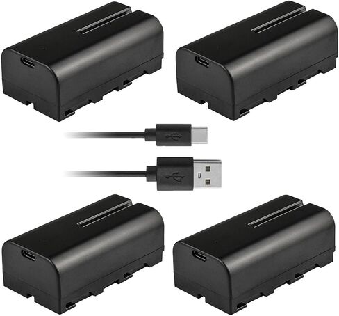 Kastar NP-F570T USB-C Battery 1-Pack Replacement for COB 60d 60x 100d 100x 200d 200x, LituFoto F50 F50r, VIJIM K22, SmallRig P200 LED Video Light in Kuwait