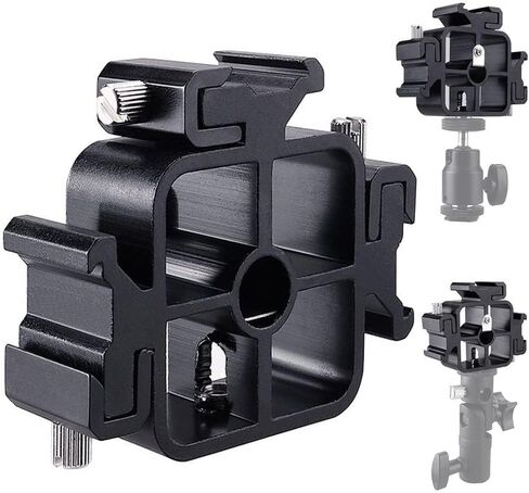 Hityeneed Camera Hot Shoe Mount to 1/4"-20 Tripod Screw Adapter,Flash Shoe Mount for DSLR Camera Rig (1PACK) in Kuwait