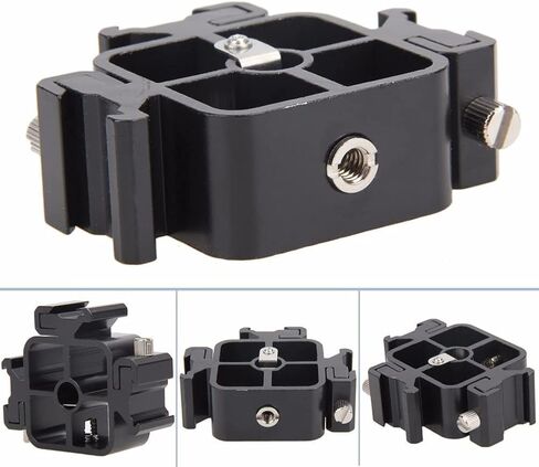 Hityeneed Camera Hot Shoe Mount to 1/4"-20 Tripod Screw Adapter,Flash Shoe Mount for DSLR Camera Rig (1PACK) in Kuwait