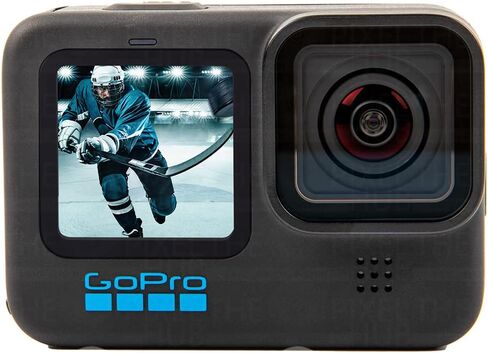 كاميرا GoPro HERO11 (Hero 11) باللون الأسود - كاميرا أكشن مقاومة للماء مع فيديو بدقة 5.3K Ultra HD، وصور بدقة 27 ميجابكسل، ومستشعر صور مقاس 1/1.9 بوصة، وبث مباشر، وكاميرا ويب + حزمة مكونة من 50 قطعة مع بطاريتين إضافيتين وشاحن in Kuwait