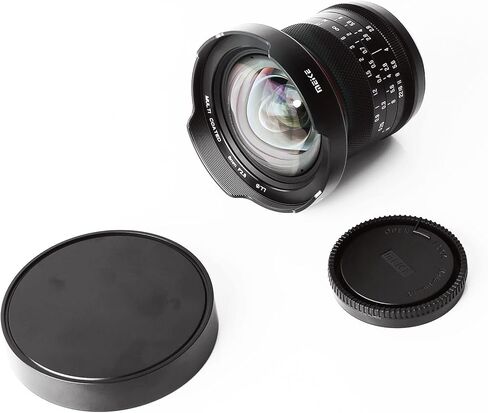 Meike 8mm F2.8 Ultra Wide Angle Zero Distortion Manual Focus Lens Compatible with Panasonic Olympus MFT M43 Mount Mirrorless Cameras GH1 GH2 GH3 GH4 GH5 GH6 in Saudi Arabia