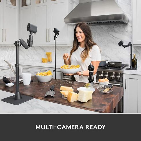 Mevo Start 3-Pack Wireless Live Streaming Cameras، للفيديو عالي الدقة متعدد الكاميرات، والتحكم في التطبيقات والبث عبر الهاتف الذكي أو شبكة Wi-Fi وقماش العدسات من سلسلة Signature in Saudi Arabia