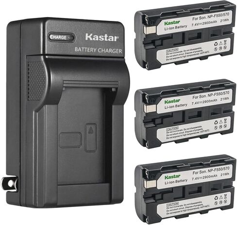 Kastar 4-Pack بطارية وشاحن حائط AC بديل لسوني CCD-TRV92 CCD-TRV93 CCD-TRV930 CCD-TRV94 CCD-TRV940 CCD-TRV95 CCD-TRV97 CCD-TRV98 CCD-TRV99 DSC-D770 CRX10U CVX-V18NS CVX-V18NSP in Kuwait