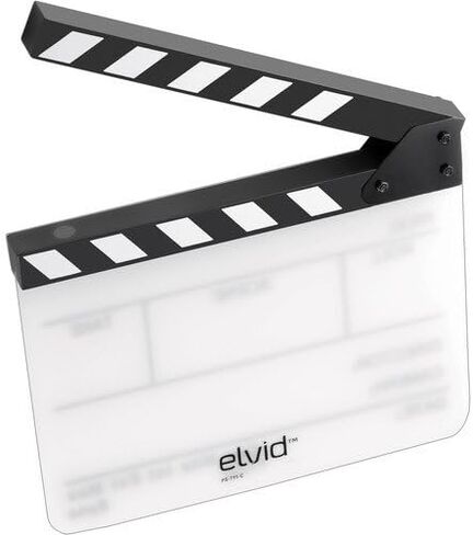 Elvid 7-Section Acrylic Production Slate with Color Clapper Sticks in Saudi Arabia
