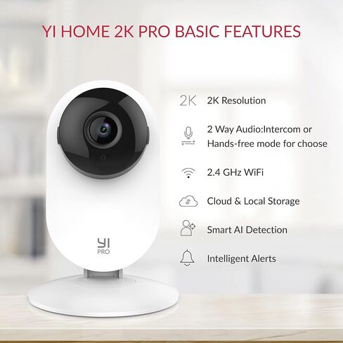 YI Pro 2K 4PC Home Security Camera Pet Security Camera 1pc Bundle in Kuwait