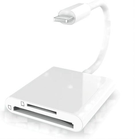 عارض كاميرا KJK Trail، عارض بطاقة SD للتوصيل والتشغيل للصيادين لعرض الصور ومقاطع الفيديو من كاميرا الألعاب لجهاز iPhone، نقل الصور ومقاطع الفيديو بسرعة التوصيل والتشغيل in Kuwait