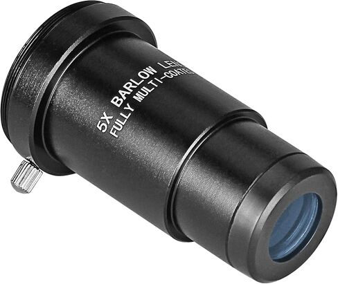 1.25 Inch 5X Barlow Lens Telescope Accessory,5X Magnification, Fully Multi-Coated Metal, with M42 Thread Camera Connect Interface - for 1.25" Telescope Astronomy Eyepiece in Saudi Arabia