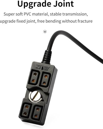 ZITAY 2Pin ذكر إلى 2Pin RS2 & 4 D-tap أنثى الفاصل المحور قابل للتعديل لـ DJI RS2 مثبت Tilta Float نظام كابل الطاقة الاحترافي in Kuwait