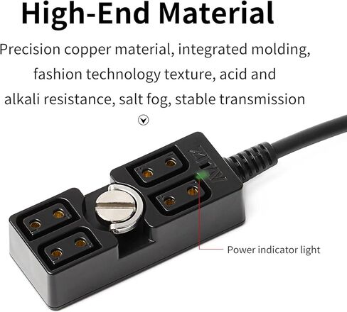 ZITAY 2Pin ذكر إلى 2Pin RS2 & 4 D-tap أنثى الفاصل المحور قابل للتعديل لـ DJI RS2 مثبت Tilta Float نظام كابل الطاقة الاحترافي in Kuwait
