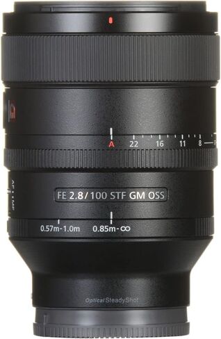 Sony FE 100mm f/2.8 STF GM OSS Lens (SEL100F28GM) + Filter Kit + Cap Keeper + Cleaning Kit (Renewed) in Saudi Arabia