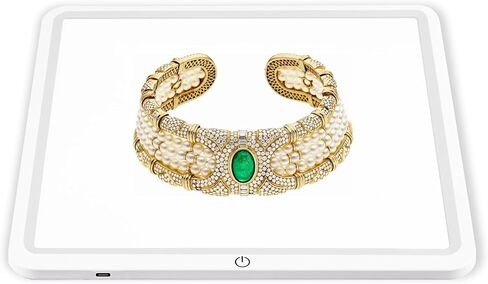 صندوق صور محمول مطور مقاس 16 بوصة × 16 بوصة من Selens + ضوء تصوير LED سفلي بدون ظل مقاس 11.5 بوصة × 11.5 بوصة in Kuwait