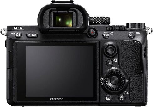 حزمة كاميرا رقمية Sony a7 III بدون مرآة مع بطاقة ذاكرة SDXC سعة 128 جيجابايت وحزام يد وحقيبة أدوات + المزيد | سوني ألفا 7III in Saudi Arabia