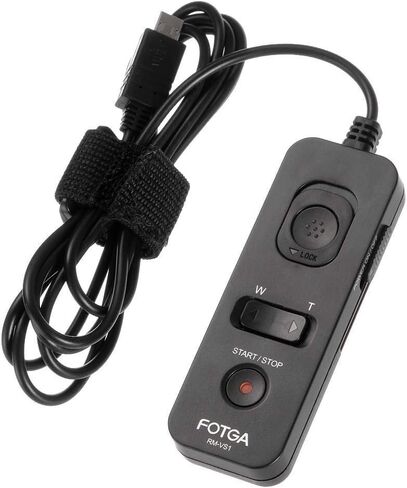 Fotga 59Inch RM-VPR1 Remote Control Shutter Release Cable for Sony A1 A9 A7 A7S A7RV A7R II III IV A9III A6500 A6600 RX100 M7 RX100M6 M4 M5 RX10M3 M4 A77 A99 II FDR-AX700 FX2 FX3 FX30 ZV-1 in Saudi Arabia