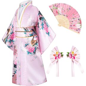 Elibelle Japanese traditional dress kimono robe for kids girls costume in Kuwait