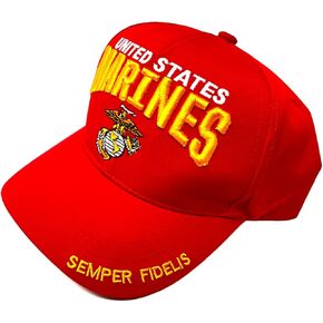 Capsmith Marine Corps Bold Tactics Unisex Cap Red, One size in Saudi Arabia