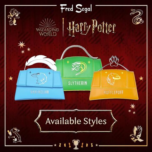 Fred Segal Harry Potter Purse, Women's Mini Flap Satchel Bag with Crossbody Shoulder Strap, Gryffindor in Saudi Arabia