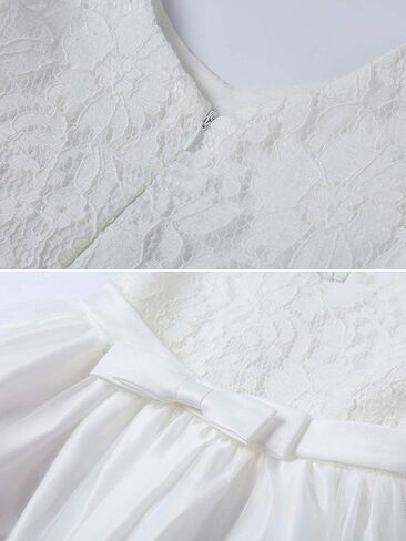 0-6T Toddler Baby Girl Embroidered Tutu Ball Gown Lace Dresses with Headwear in Kuwait