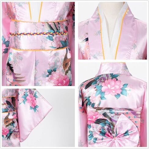 Elibelle Japanese traditional dress kimono robe for kids girls costume in Kuwait