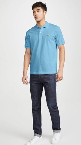Lacoste Mens Legacy Short Sleeve L.12.12 Pique Polo Shirt in Saudi Arabia