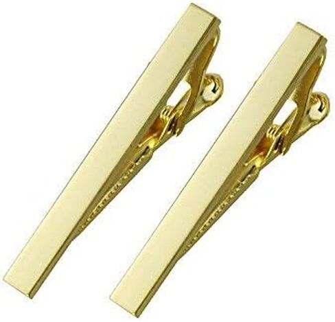 MeShow 2.1 Inch Long Mens Tie Clip Clasp Bar Set for Regular Ties Spring Loaded End in Saudi Arabia