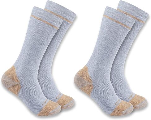 Carhartt Men's SB5552M Midweight Cotton Blend Steel Toe Boot Sock 2-Pack in Saudi Arabia