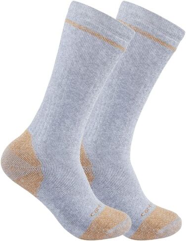 Carhartt Men's SB5552M Midweight Cotton Blend Steel Toe Boot Sock 2-Pack in Saudi Arabia