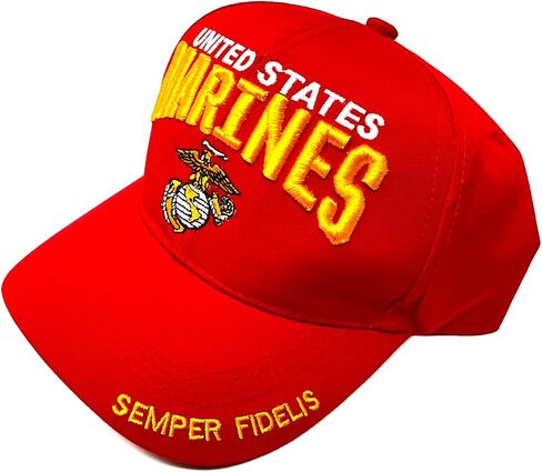 Capsmith Marine Corps Bold Tactics Unisex Cap Red, One size in Saudi Arabia