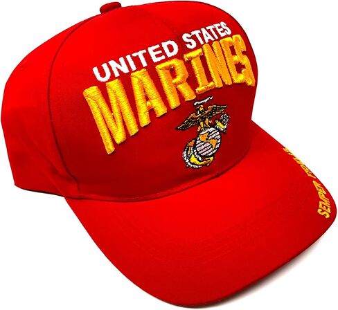 Capsmith Marine Corps Bold Tactics Unisex Cap Red, One size in Saudi Arabia