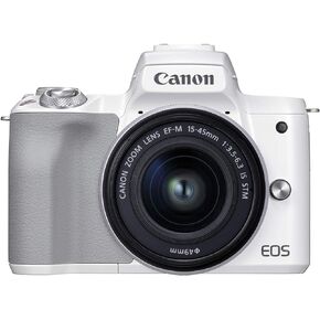 Canon EOS M50 Mark II + EF-M 15-45mm is STM Kit Black (Renewed)