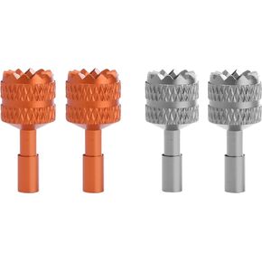 Mini 4 Pro/Mini 3 Pro/Mini 3 Sticks for DJI RC/RC 2، قطع غيار وحدة التحكم في سبائك الألومنيوم للطائرات عصا الإبهام/الهزاز لملحقات DJI Mini 4 Pro/Mini 3 Pro/Mini 3/Air 3 (برتقالي وفضي) in Kuwait