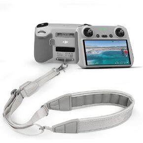 SYMIK Neck Strap Aluminum Bracket and Neck Strap (Lanyard) Combo for DJI RC; Works with DJI Mini 3 Pro/Mini 3 /Mavic 3 Pro/Classic/Mavic 3 / Cine/Air 2S with DJI RC Controller; Mini 3 Pro Accessories