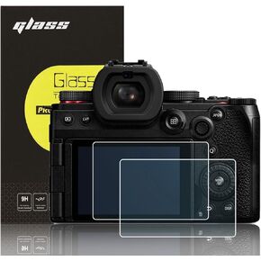 FUNYKA 【For Lumix S5 II】 2-Pack Glass Screen Protector Film for Panasonic Lumix S5 II Camera, 0.3mm Ultra-Thin Tempered Glass, 9H Hardness, 2.5D Round Edges, Anti-Scrach Anti-Fingerprint Anti-Dust in Kuwait