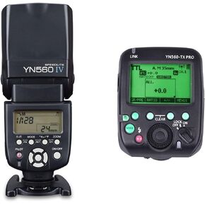 YONGNUO YN560 IV with YN560TX PRO S Wireless Flash Speedlite Master + Slave Flash + Built-in Trigger System for Sony Digital Cameras in Saudi Arabia