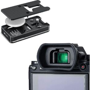 Camera Eyecup + Quick Release Plate for AirTag：Camera Eyecup with Quick Release Plate for AirTag in Saudi Arabia