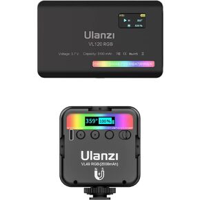 ULANZI VL120 RGB Video Light and ULANZI VL49 RGB Video Light in Kuwait