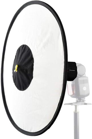 Godox Camera Flash Bounce Diffuser Light Softbox for All speedlight Photography Conical Softbox RS18 17"x 7" in Saudi Arabia