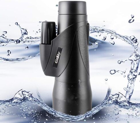 غوسكي تلسكوب احادي عالي الدقة 15×50 - منظار احادي مقاوم للماء - BAK4 بريزم للحياة البرية ومشاهدة الطيور والصيد والتخييم والسفر والرياضات الخارجية in Kuwait