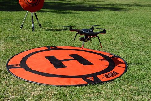 Hoodman Weighted Trifold UAV Drone Landing Pad LP21 - fits Mini 4 Pro, mini 3 pro, mavic and spark - Durable, No Stakes Required, collapses to one sixth of deployed size in Kuwait