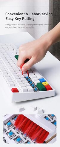 Cleaning Soft Brush Keyboard Cleaner 5-in-1 Multi-Function Computer Cleaning Tools Kit Corner Gap Duster Keycap Puller for Bluetooth Earphones Lego Laptop Airpods Pro Camera Lens in Saudi Arabia
