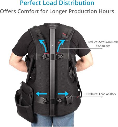 FLYCAM Flowline 600N دعم الجسم المثبت للكاميرا والمحور. حمولة تصل إلى 5-8 كجم/11-18 رطل. (فلكم-FLN-600N) in Kuwait