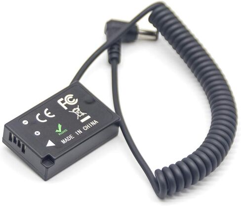 كاميرا فوتوجا FTNJ264 Dummy Battery Replacement LP-E17 DC لكاميرا Canon EOS RP 77D 200D 750D 760D 800D M3 M5 M6 DSLR غير عاكسة، متوافقة مع DP500III V Mount JTZ C5 LE in Saudi Arabia