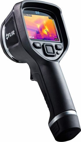 FLIR E8-XT - كاميرا محمولة تعمل بالأشعة تحت الحمراء، (320 × 240) وشاحن بطارية T198531 للكاميرات الحرارية E4، E5، E6، E8 in Kuwait