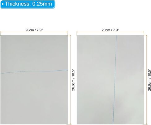 PATIKIL 12.9" Polarized Film Sheets, 2 Pack Adhesive Polarizer Linear Polarizing Filter 26.6x20cm for Screen Photography Lighting, 0/90 Degree in Saudi Arabia
