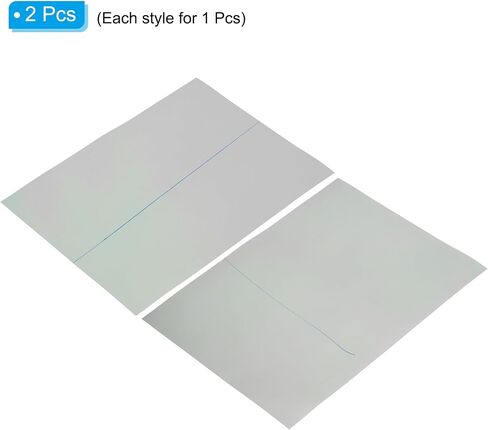 PATIKIL 12.9" Polarized Film Sheets, 2 Pack Adhesive Polarizer Linear Polarizing Filter 26.6x20cm for Screen Photography Lighting, 0/90 Degree in Saudi Arabia