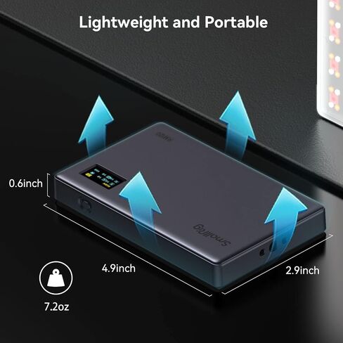 الحزمة: SmallRig RM120 RGB Video Light 3808 + SmallRig Universal Phone Cage 4121 in Kuwait