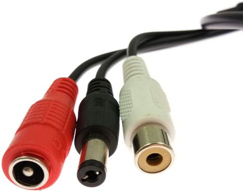 G · PEH CCTV Microphone Security Microphone Audio Microphone High Sensitive DC Audio Mini Mic Microphone with Preamp Amplified Pickup Device for CCTV Security Camera DVR (5) in Kuwait