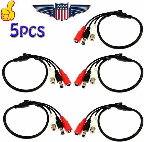 G · PEH CCTV Microphone Security Microphone Audio Microphone High Sensitive DC Audio Mini Mic Microphone with Preamp Amplified Pickup Device for CCTV Security Camera DVR (5) in Kuwait