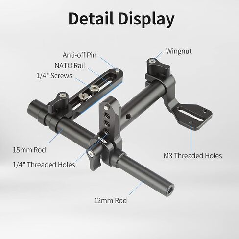 مجموعة تركيب Nitze LiDAR المتوافقة مع جهاز تحديد المدى DJI LiDAR لمحرك التركيز RS 3 Pro وDJI RS - T-D02A in Saudi Arabia