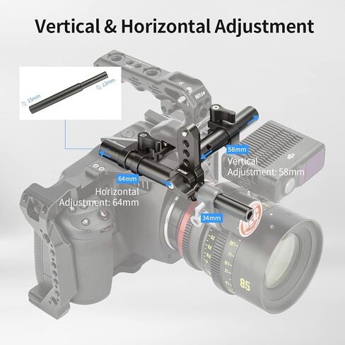 مجموعة تركيب Nitze LiDAR المتوافقة مع جهاز تحديد المدى DJI LiDAR لمحرك التركيز RS 3 Pro وDJI RS - T-D02A in Saudi Arabia