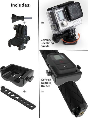 GoScope BOOSTplus - عمود تمديد تلسكوبي/Monopod للبطل الجديد 12، وDJI OSMO Action 4: يوسع 17.5 بوصة إلى 40 بوصة (مموه القطب الشمالي) in Kuwait